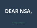 Dear NSA, let me take care of your slides.