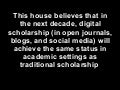Digital scholarship debate