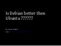 Debianvsubuntu