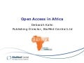 Opening remarks: Open access and the developing world