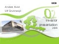 SEB Debt Investor Presentation Q2 2008 Anders Kvist