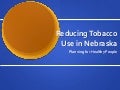 Preventing Tobacco Use in Nebraska: How Tobacco Prevention Programs and Price Increases Reduce Tobacco Use