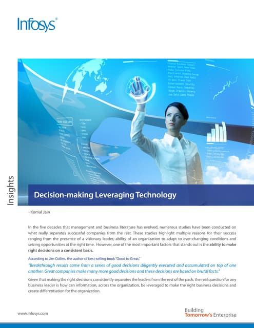 Decision-making Leveraging Technology