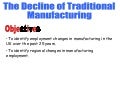 Decline of Manufacturing