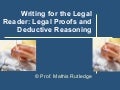 Deductive reasoning and irac