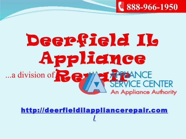 Deerfield il appliance repair