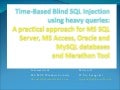 Time-Based Blind SQL Injection using Heavy Queries