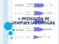 Definición de compuertas logicas