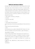 Definición de discurso público