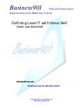 Defining Lean IT with  Steve Bell