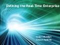 Defining The Real Time Enterprise, 2012 