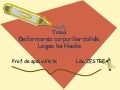 Deformarea corpurilor