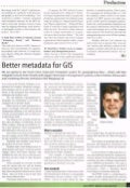 Better Metadata for GIS