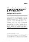 De la crise financiere a la crise economique