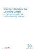 Clemson Social Media Listening Center