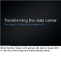 Transforming the data center