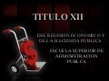 Del regimen economico y la hacienda publica