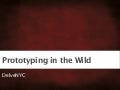 Delve Prototyping In The Wild