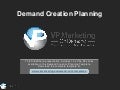 Demand Creation Planning PowerPoint Template