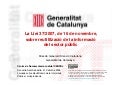 Llei 37/2007 sobre reutilització de la informació del sector públic
