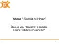 Demokratski Centar Suncani Hvar  Prezentacija