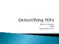Demystifying pd fs