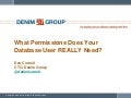What Permissions Does Your Database User REALLY Need?