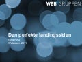 Den perfekte landingssiden