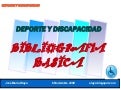 Deporte Y Discapacidad. BibliografíA BáSica.