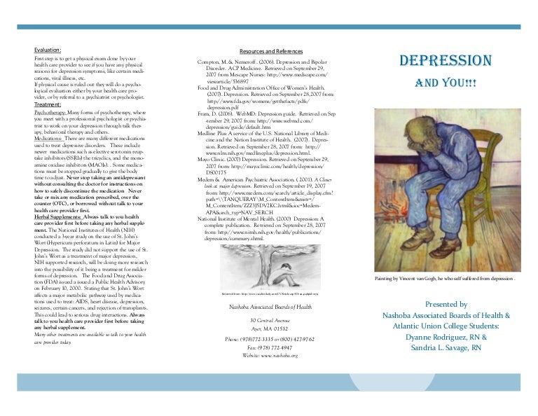 Depression Brochure