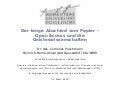 Der lange Abschied vom Papier: Open Access und die Geisteswissenschaften