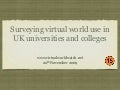 National Workshop on Teaching in Immersive Worlds