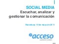 Desayuno Acceso Social Media en Barcelona