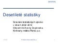 Desetileté statistiky