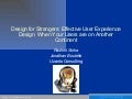 Design For Strangers