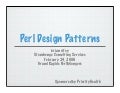 Design Patterns in Perl (Grand Rapids Perl Mongers, 2006)
