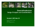 Green Infrastructure Design Principles and Considerations