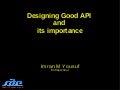 Designing Good API & Its Importance