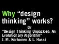 How Design Thinking works, or: Design Thinking Unpacked: an evolutionary algorithm?