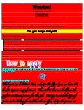 Designer wanted