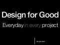 Design for Good