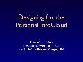 Designing for Personal InfoCloud