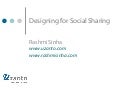 Designing for Social Sharing