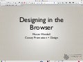 Designing in the Browser - Mason Wendell, Drupaldelphia