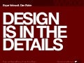Design Is In The Details - WV 2008