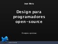 Design Para Desenvolvimento Open Source