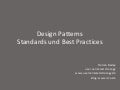 Design Patterns - Warum Patterns benutzen