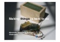 Maker&rsquo;s Guild launch presentation