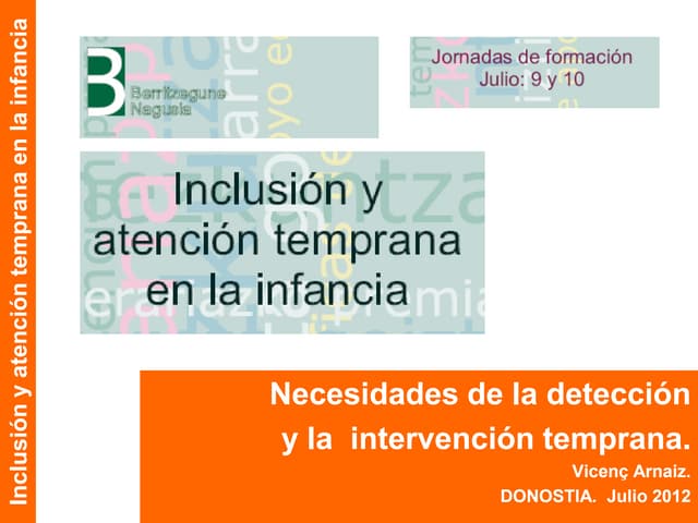 Deteccion y atencion temprana
