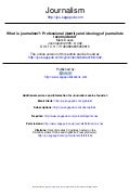 Deuze 2005 What Is Journalism